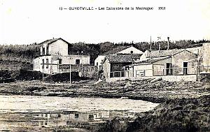 GUYOTVILLE - CABANONS DE LA MADRAGUE -1910